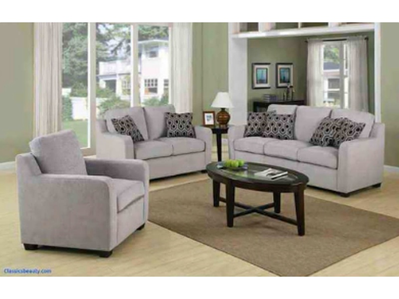juego de sala gris La Paz Muebles milmay