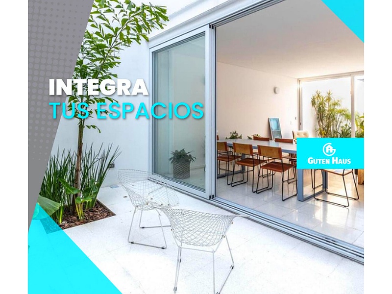 Puerta PVC gris Santa Cruz
