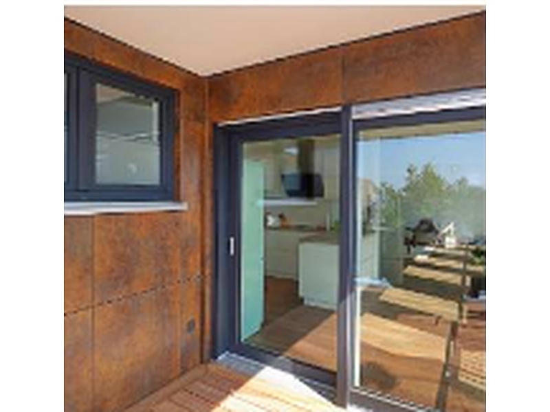 Puerta corrediza vidrio PVC Santa Cruz