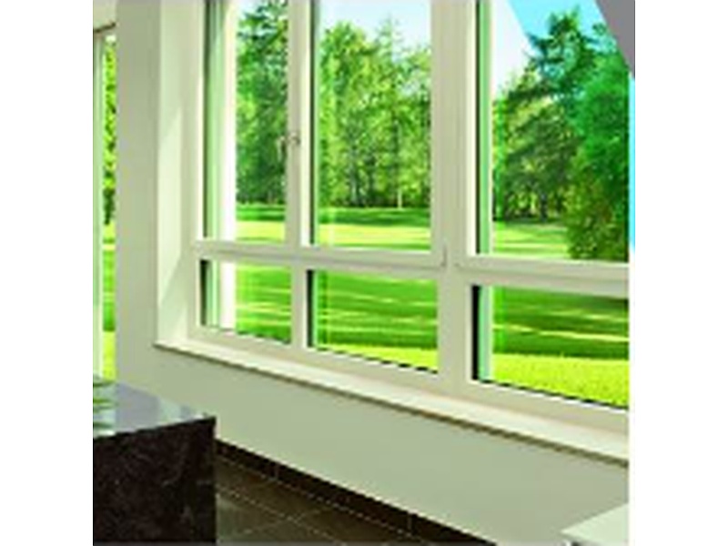 Ventana PVC gris Santa Cruz