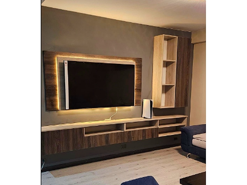 rack de tv con luz Bolivia Muebles Garcia