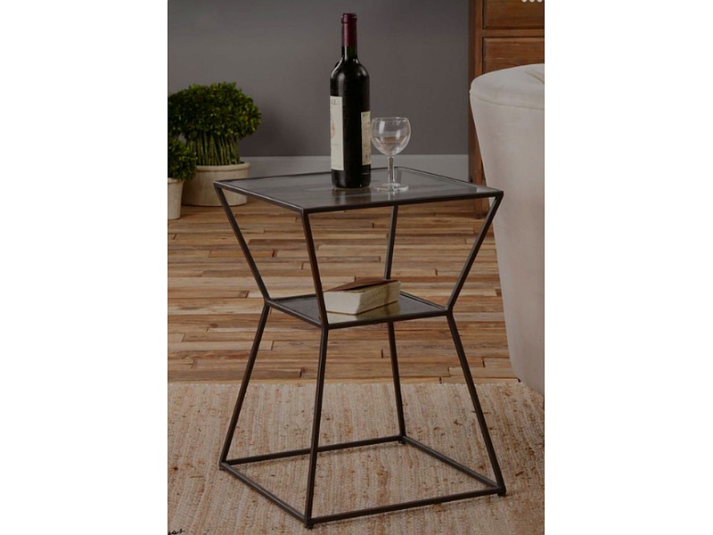 mesa auxiliar de sala Bolivia Muebles Metal