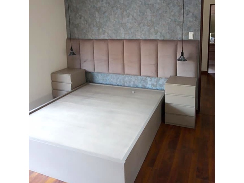 cama tapizada Bolivia Muebles Rodríguez