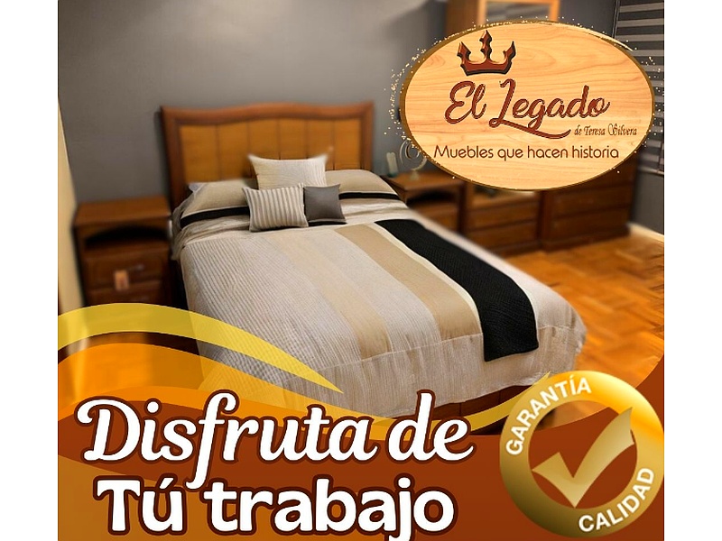 Cama Moderna de madera Cafe Bolivia