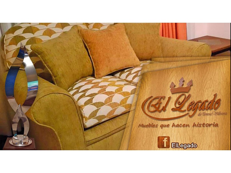 Sofa Moderno Tapizado Color Amarillo Bolivia