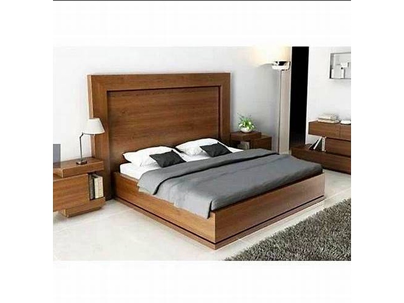 cama moderna madera Cochabamba Muebles Casa Marbella