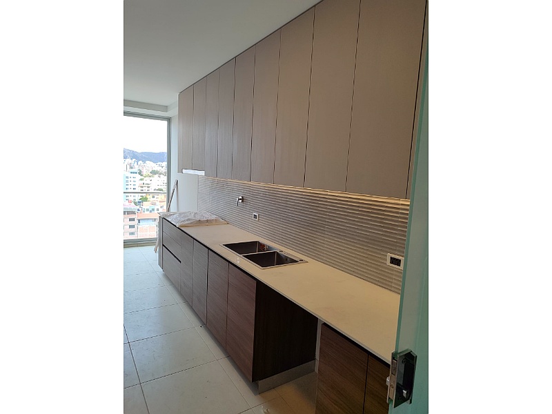 cocina de melamina Cochabamba Muebles Ébano design