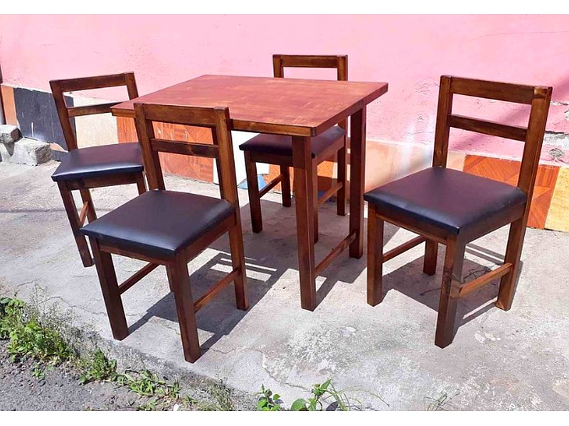 mesa de comedor cuadrada Santa Cruz Muebles Cuellar directo de fábrica