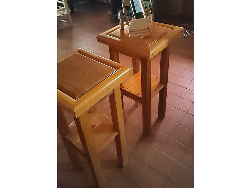 mesa auxiliar de sala Santa Cruz Muebles Rústicos Abularach