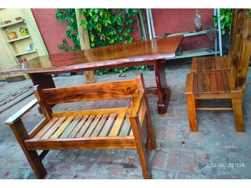 silla de madera Santa Cruz Muebles Rústicos Abularach
