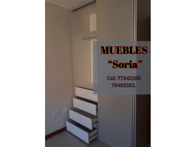closet con cajones color blanco Santa Cruz Muebles Y Remodelación SORIA
