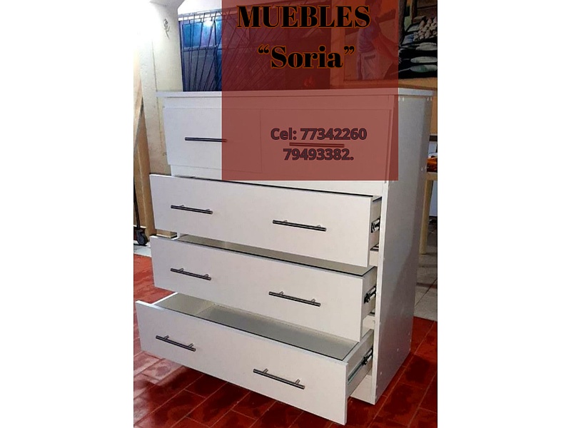 cómoda cajones Santa Cruz Muebles Y Remodelación SORIA