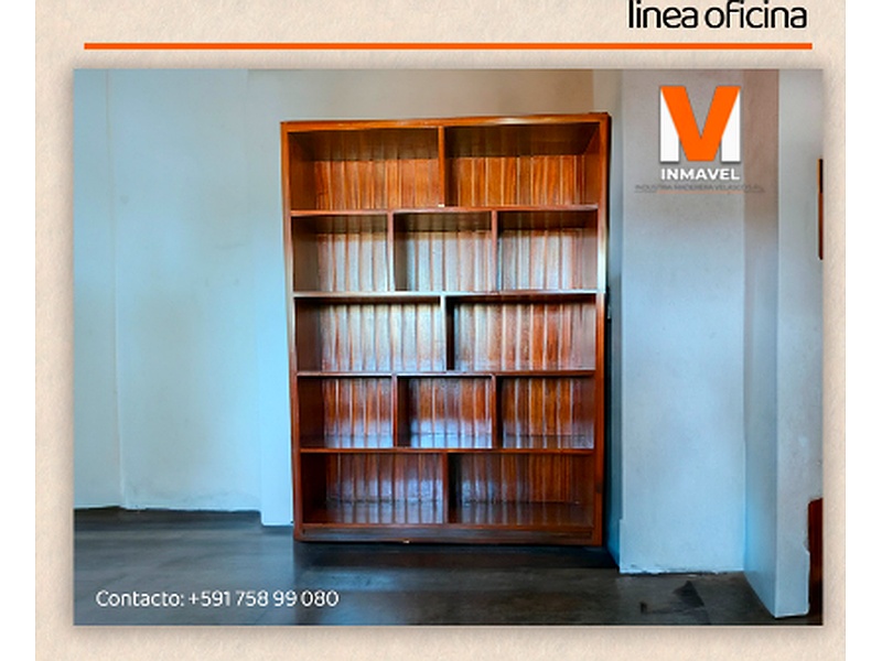 estantería de madera Trinidad Velasco Muebles