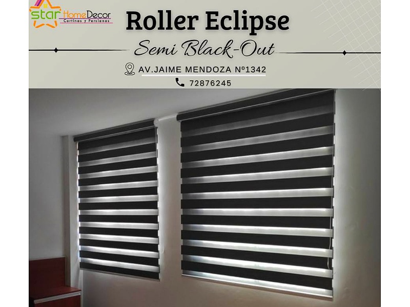 cortina roller semi blackout Sucre STAR HOME DECOR Sucre