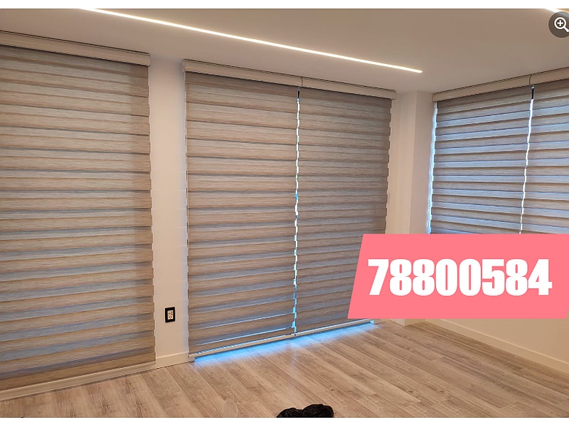 cortina enrollable beige La Paz Cortinas Bellas