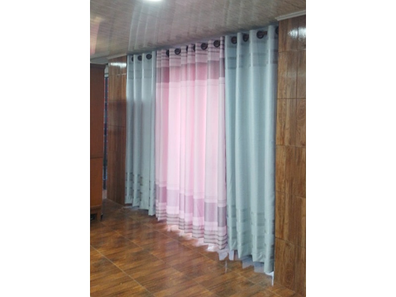 cortina celeste Santa Cruz Cortinas RCV