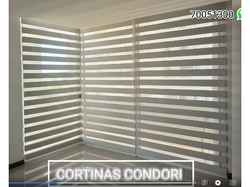cortina roller eclipse Santa Cruz Cortinas Condori