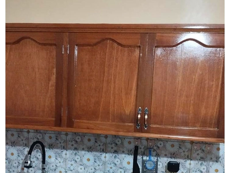 gabinete de cocina madera La Paz carpinteria y mucho mas