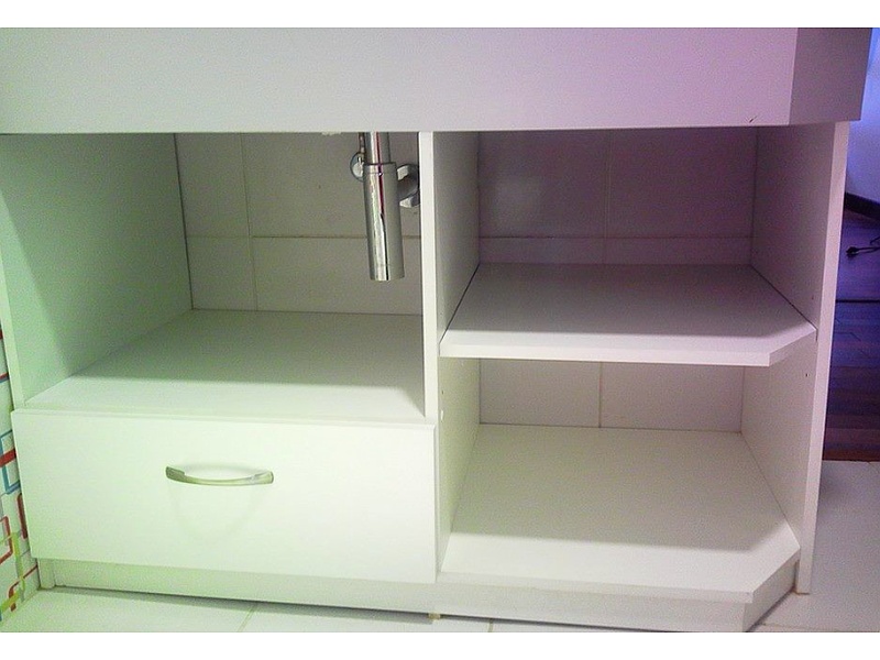 mueble de baño color blanco La Paz Rustika carpinteria bol.