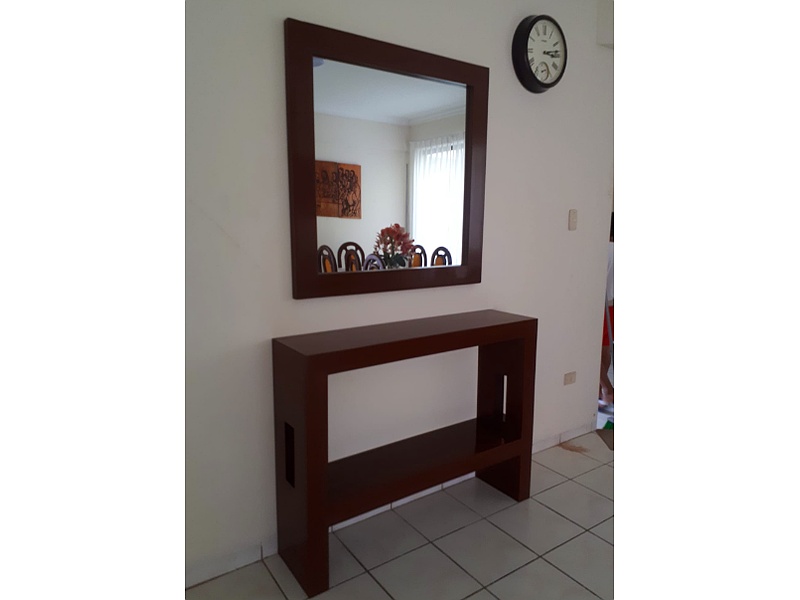 recibidor de madera Santa Cruz Carpinteria y Muebleria Maldonado