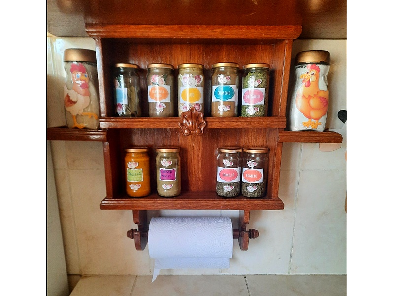 especiero de madera Sucre Muebleria Estrada