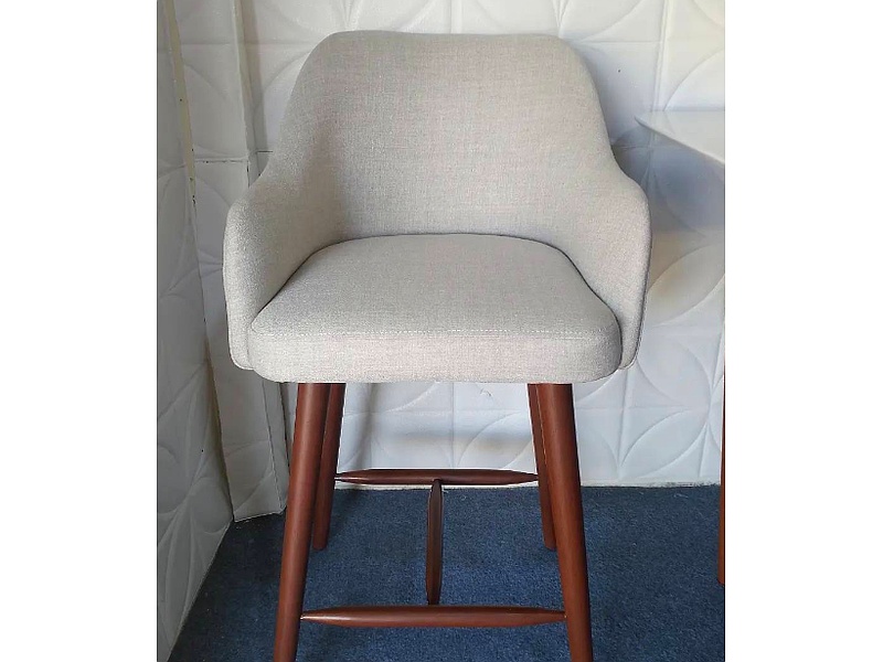 silla tapiz blanco Santa Cruz Muebleria Vitalia