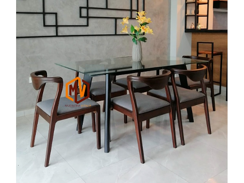 mesa de comedor moderna Santa Cruz Muebleria Vitalia