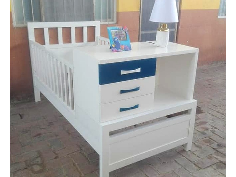 cuna color blanco Santa Cruz Mueblería JJ