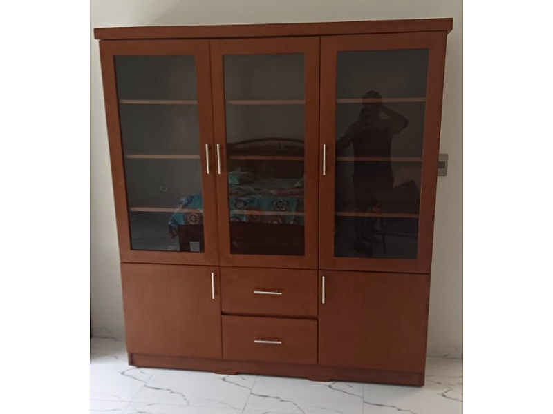 vitrina de madera Santa Cruz Mueblería Sueño Divino