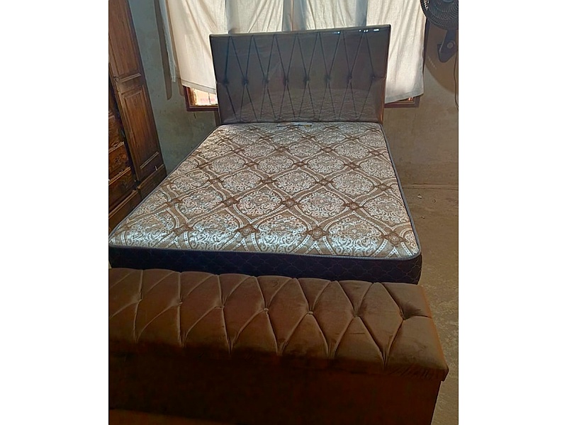 cama tapizada Santa Cruz Mueblería Sueño Divino