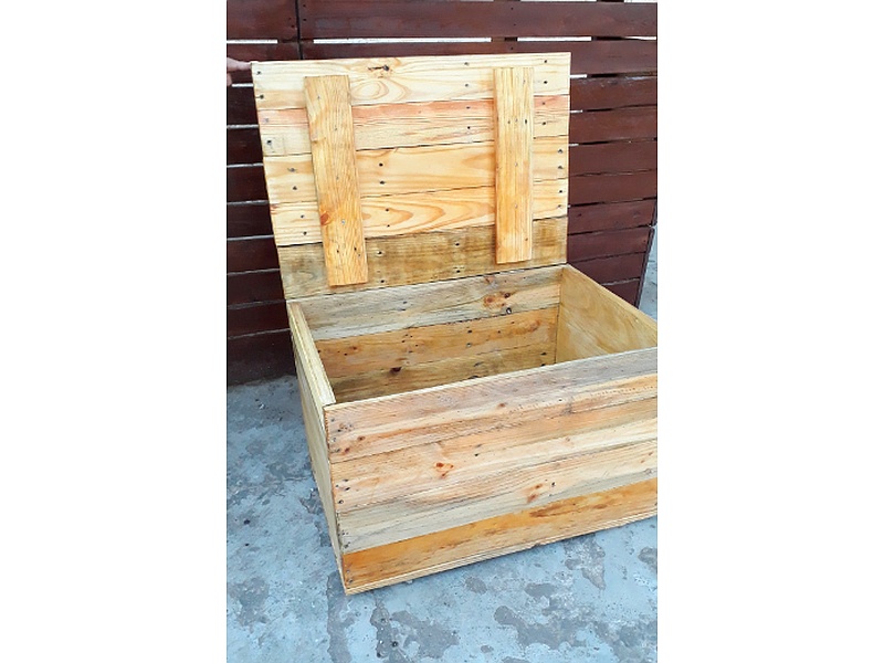 baúl de madera Santa Cruz Mueblería en palets