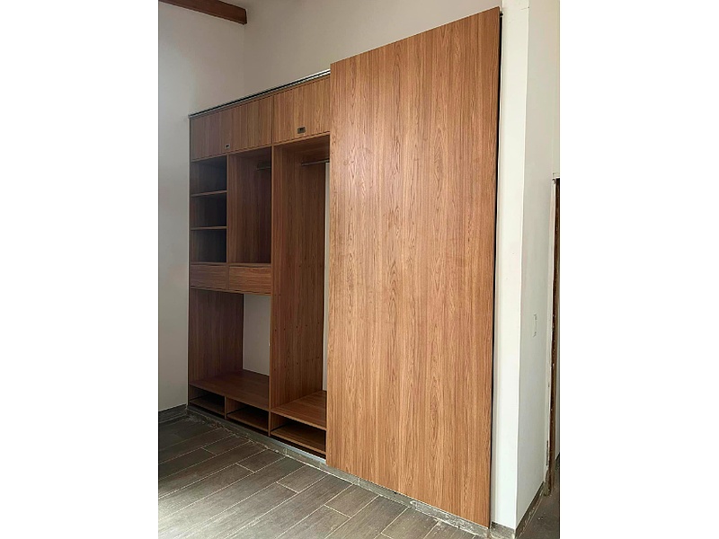 closet color roble Santa Cruz Muebleria Luciane