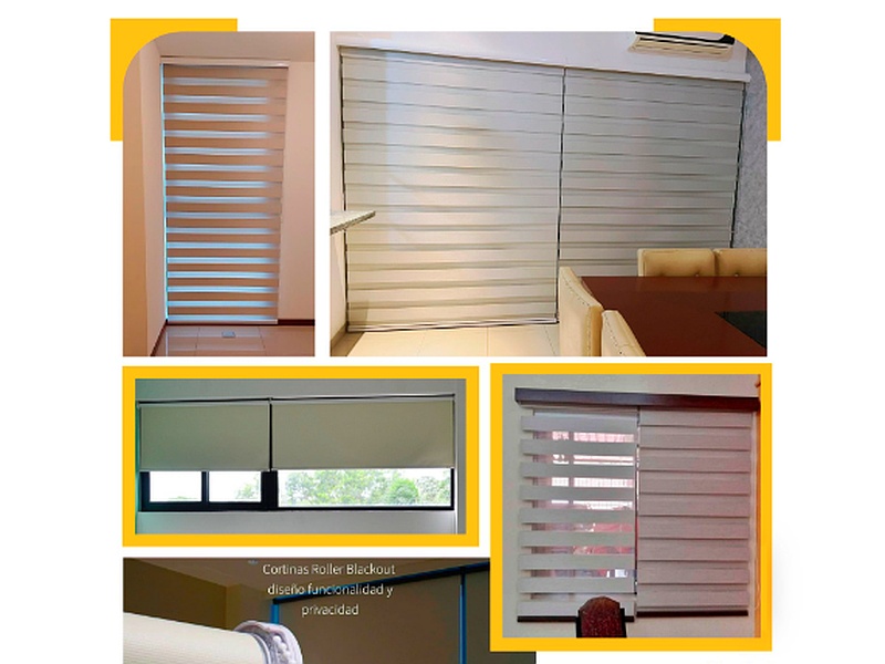 cortinas roller Santa Cruz Muebleria Luciane