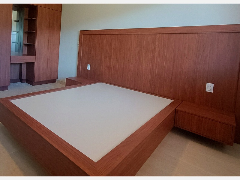 cama 3 plazas cafe claro madera bolivia