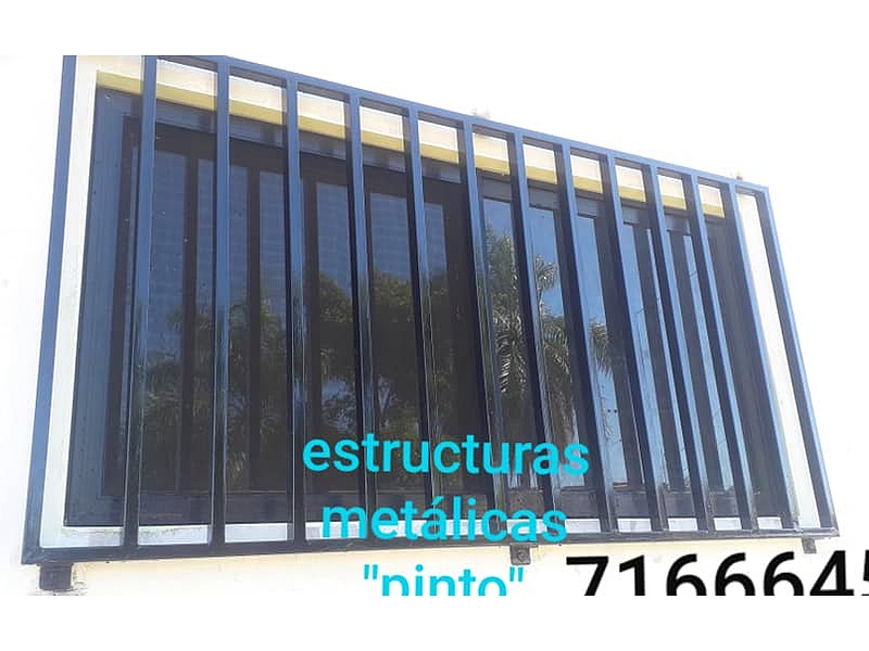 protección de ventana acero Santa Cruz Estructuras Metálicas "pinto"