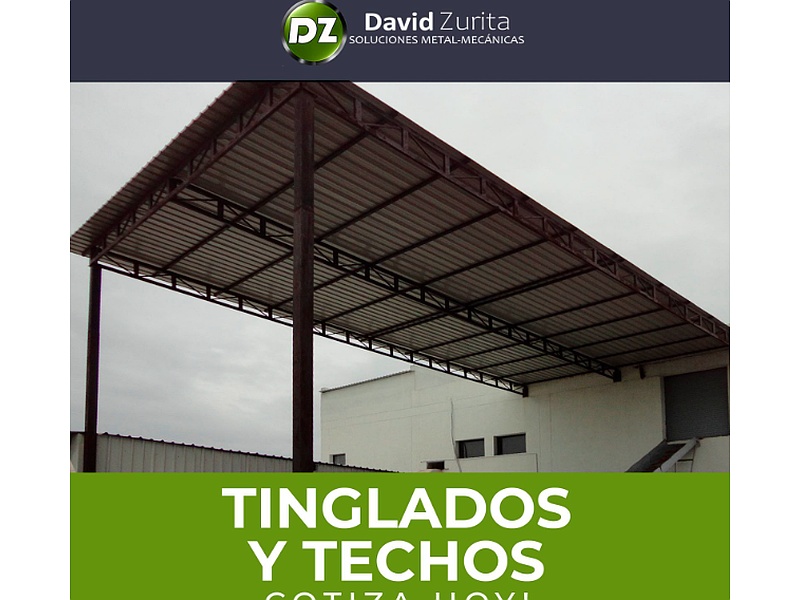 techo de metal Santa Cruz Estructuras Metálicas "DZ"