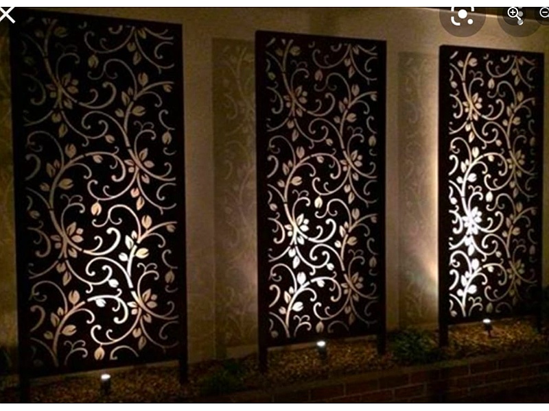 panel decorativo aluminio Santa Cruz Hierroplas Cortes Con Plasma Y Estructuras Metalicas