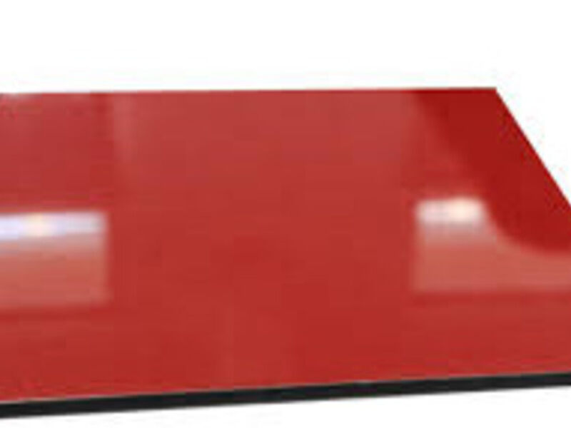 Panel de Aluminio Compuesto Rojo La Paz	